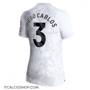 Aston Villa Diego Carlos #3 Seconda Maglia Femmina 2023-24 Manica Corta